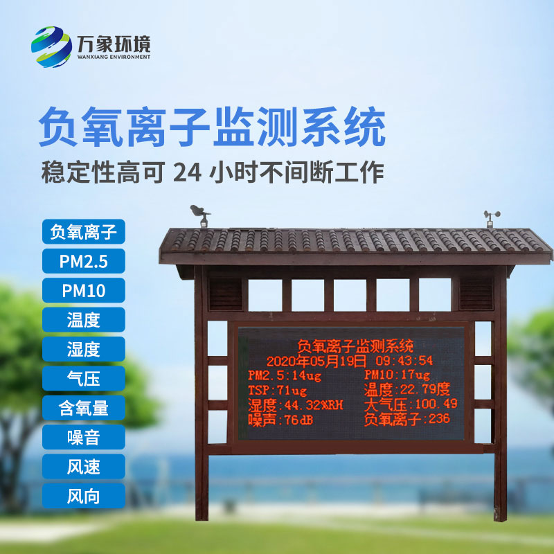 負氧離子監測系統：生態(tài)旅游新風(fēng)尚