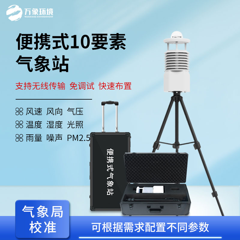 移動(dòng)小型氣象站——一款便攜式自然災害應急監測設備