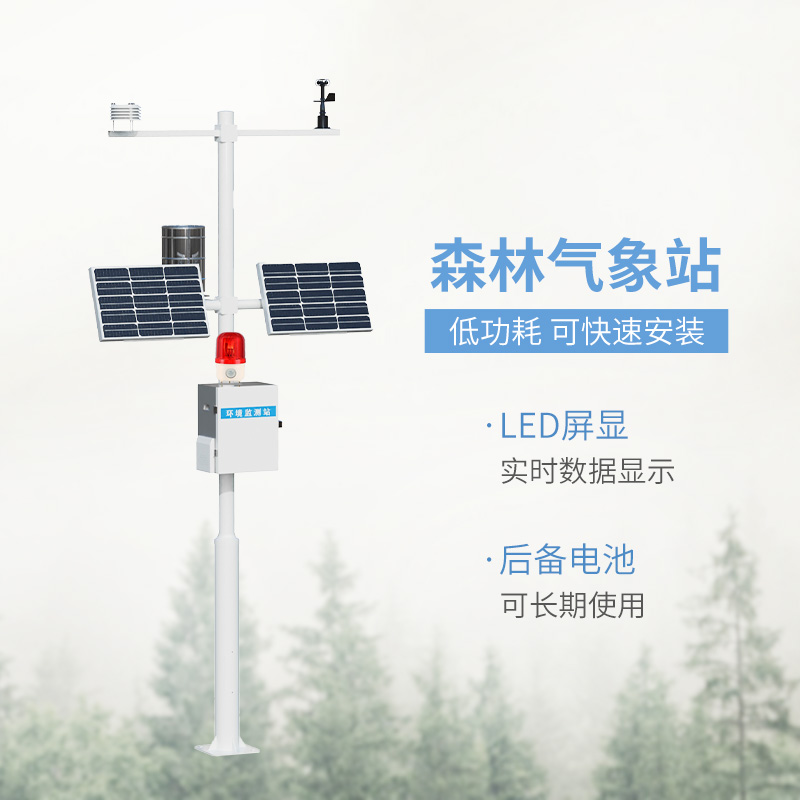 森林防火監測系統，森林保護需要這樣的氣象監測設備的幫助